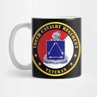 180th Cavalry Regiment Veteran - Red - White X 300 Mug